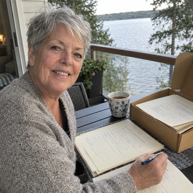 Marlene from Kelowna, BC with their Estate Kit